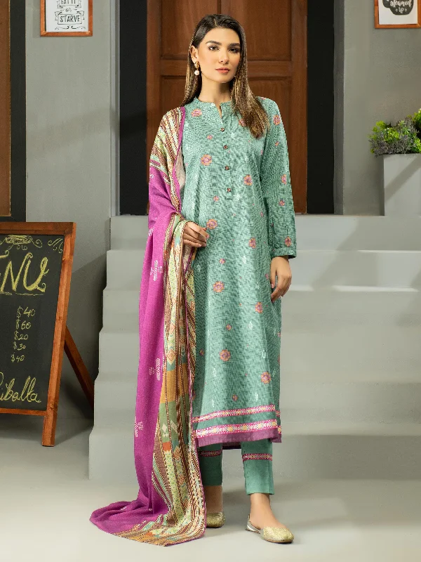 3 Piece Khaddar Suit-Printed (Unstitched)