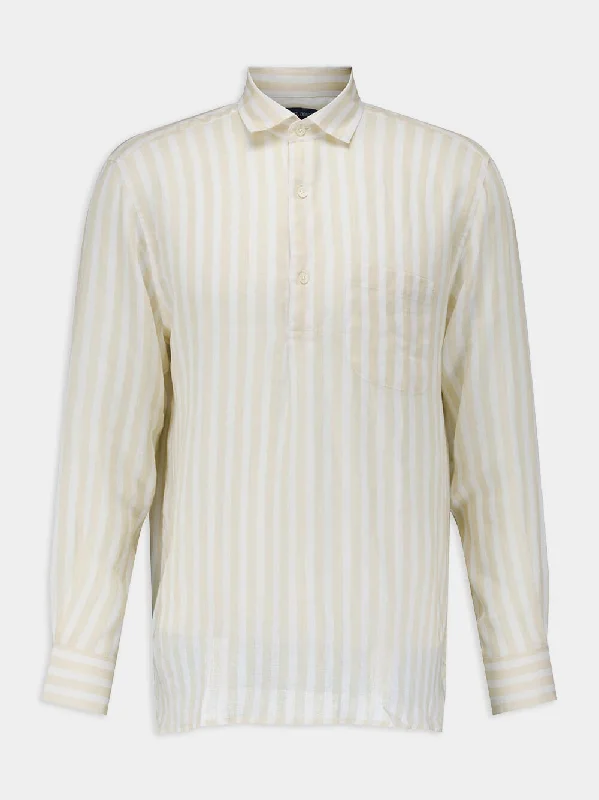 Porto Striped Linen Shirt