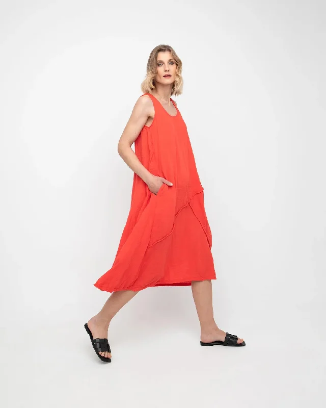 Ozai N Ku Sunrise Dress, Red