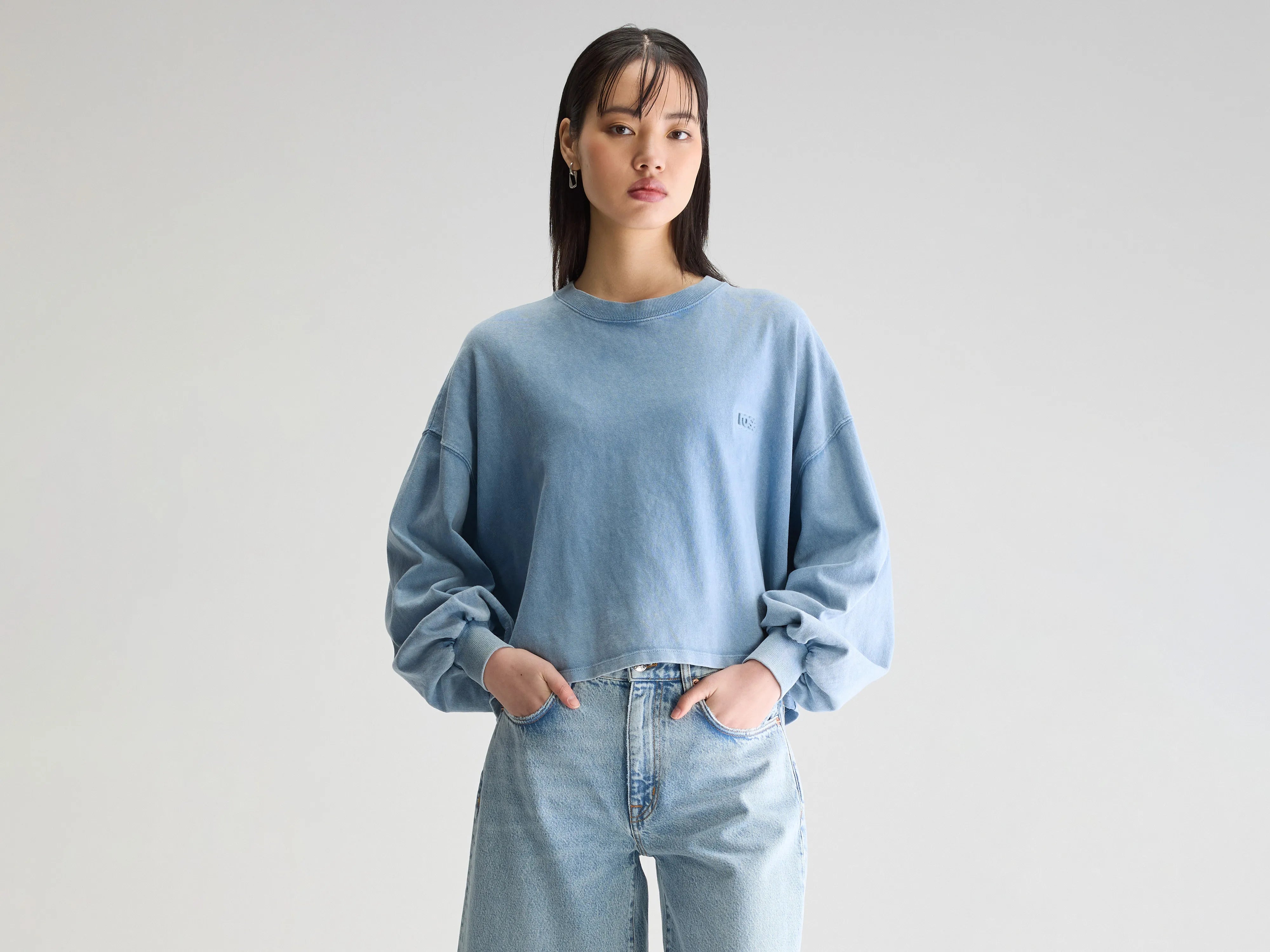 Franco long-sleeve t-shirt (251 / W / DENIM)