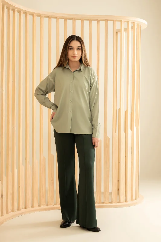 Sage Grid Top