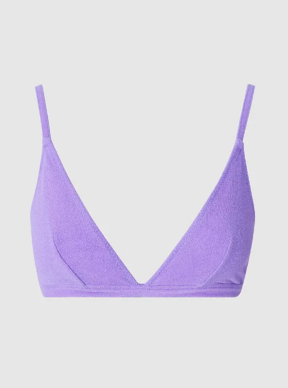 Triangle Bikini Top - Electric Lilac