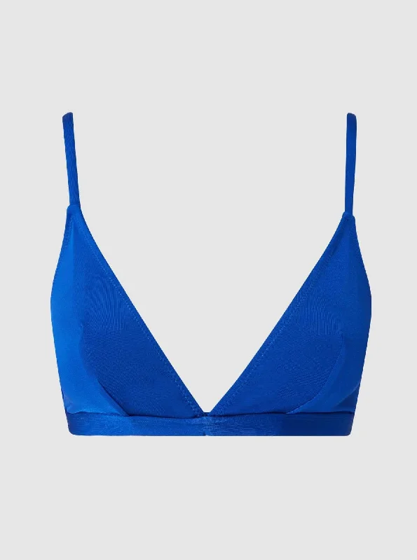 Triangle Bikini Top - Cobalt Blue