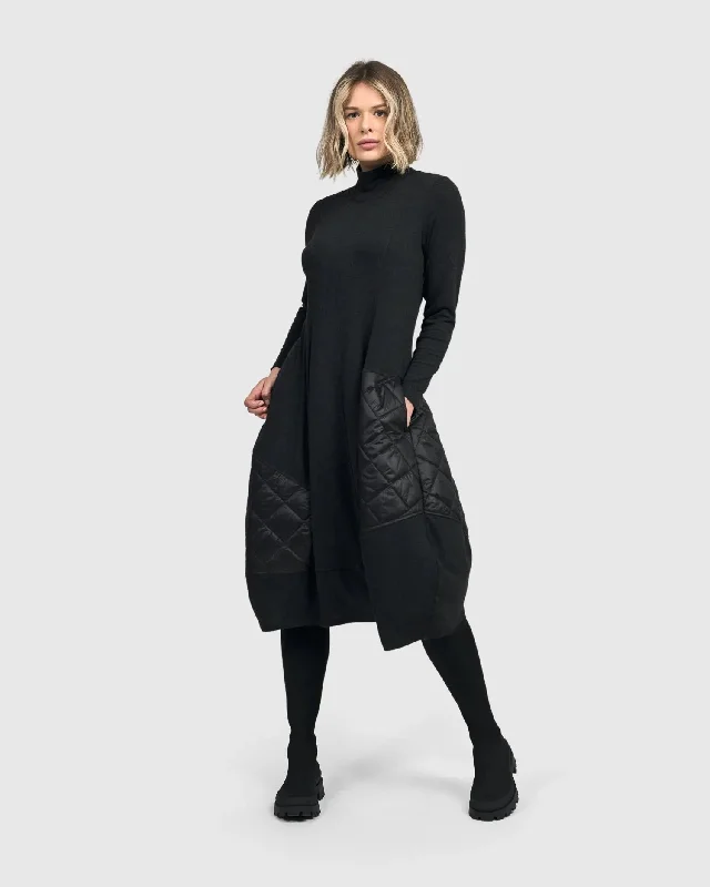 Urban Lucienne Cocoon Dress, Black