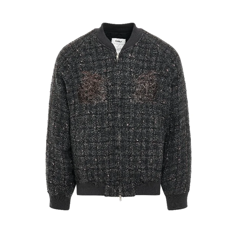 Tweed Souvenir Jacket in Black