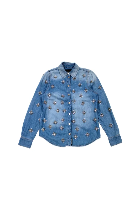 MarcoBologna - Rhinestone Denim Shirt