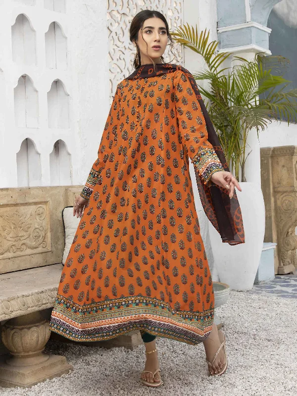 2 Piece Printed Lawn Suit