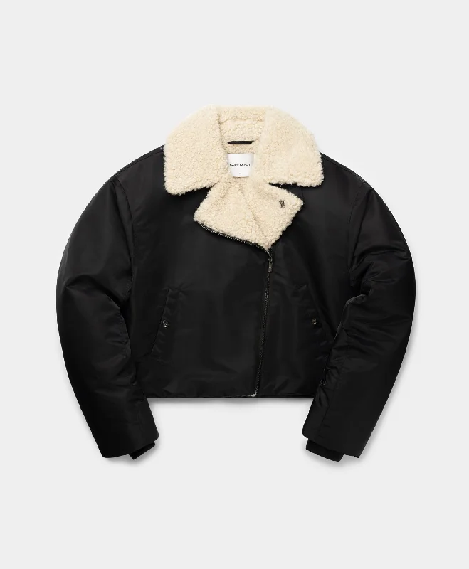 Black Lyan Bomber Jacket