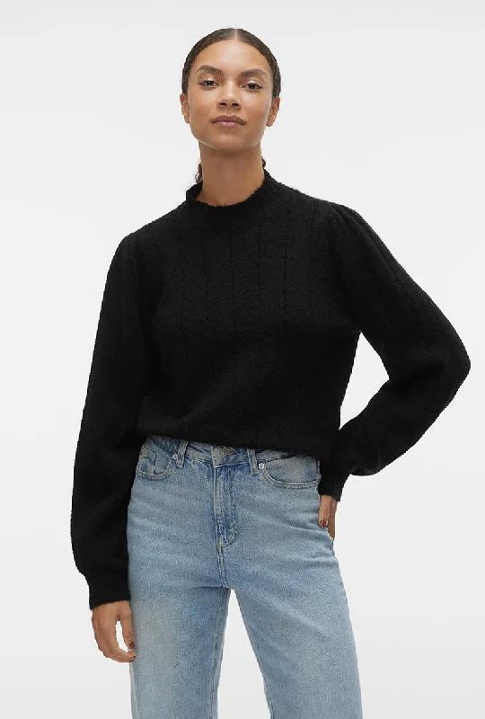 VERO MODA MAXIN LS HIGHNECK PULLOVER