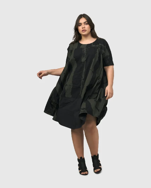 Urban Sake Muumuu Dress, Khaki