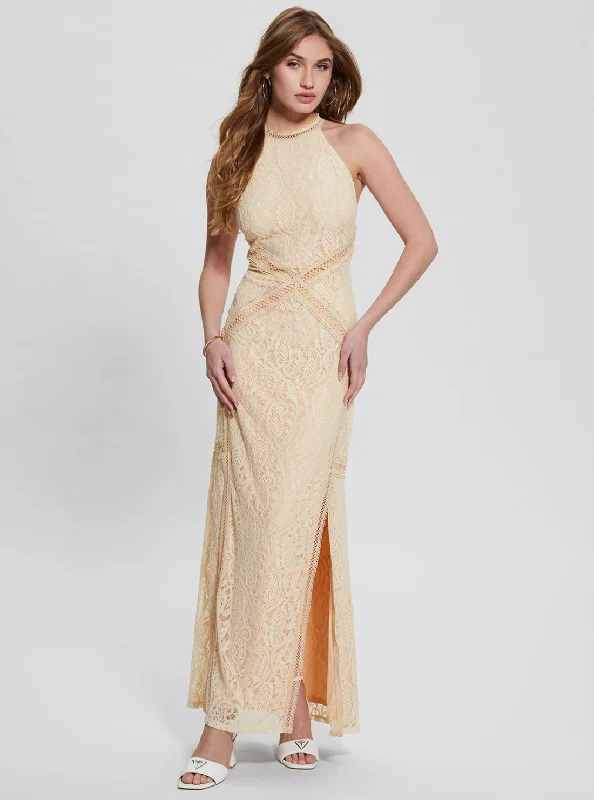 Beige New Liza Maxi Dress