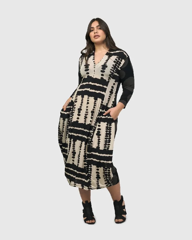 Chicha Cocoon Dress, Savanna