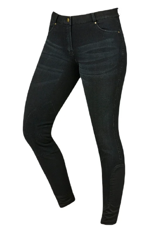 Dublin Shona Knee Patch Denim Breeches