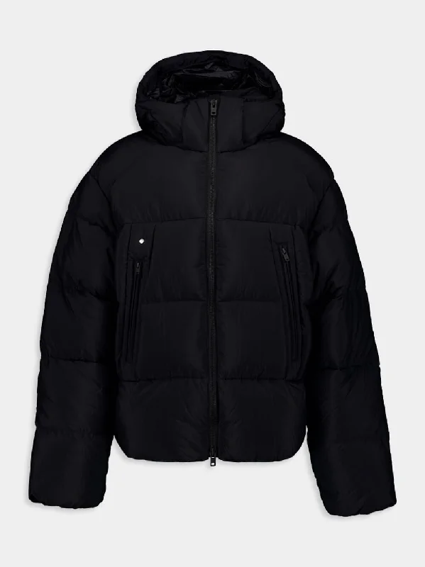 Hooded Quilted Puffer Coat