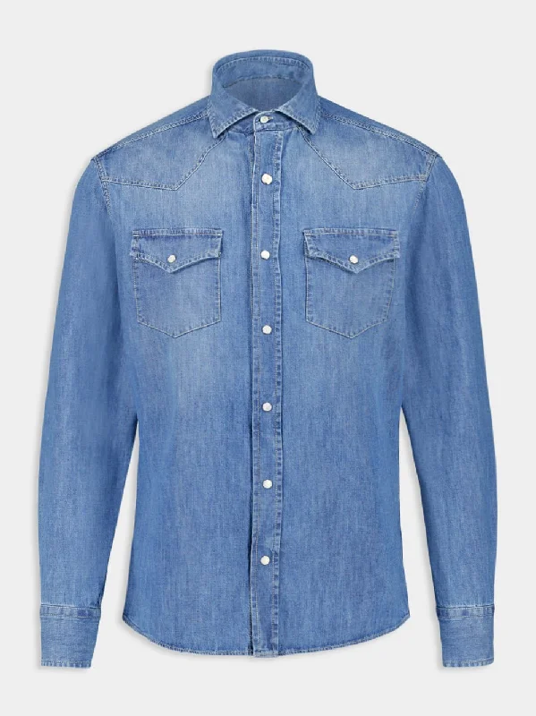 Blue Denim Shirt