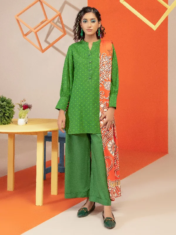 2 Piece Khaddar Suit-Printed (Unstitched)