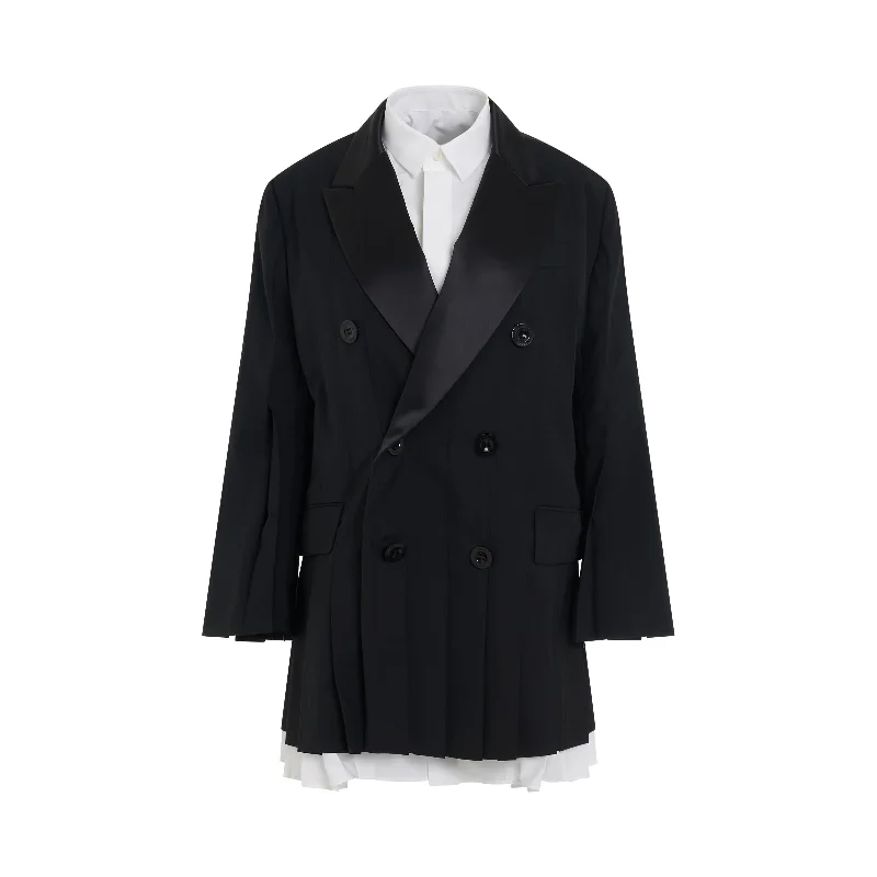 Suiting x Cotton Poplin Jacket in Black