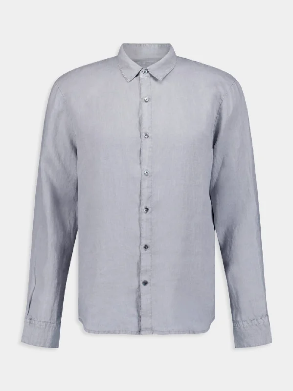 Classic Linen Grey Shirt