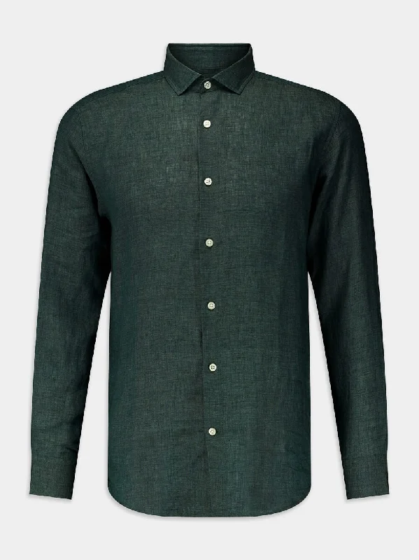 Antonio Green Linen Shirt