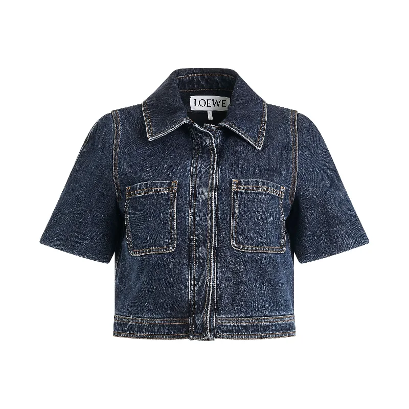 Reproportioned Denim Jacket in Raw Denim