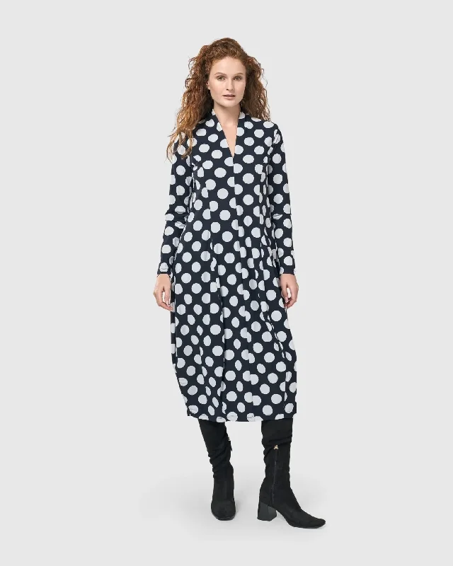 Piper Cocoon Dress, Circles