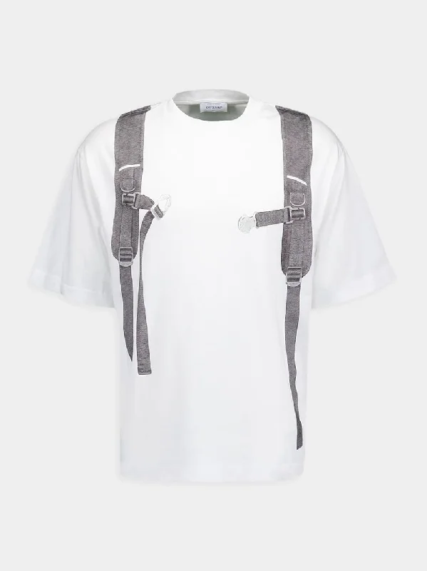 Backpack-Print Cotton T-Shirt