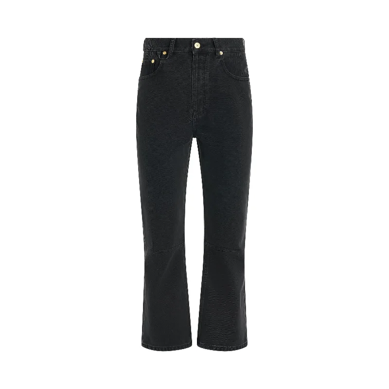 Court Denim Jeans in Black