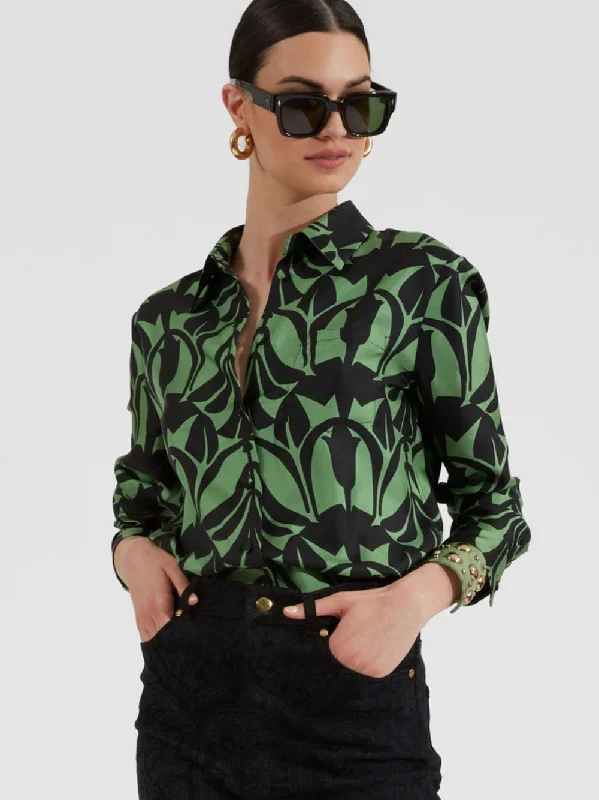 Silk Twill Boy Shirt