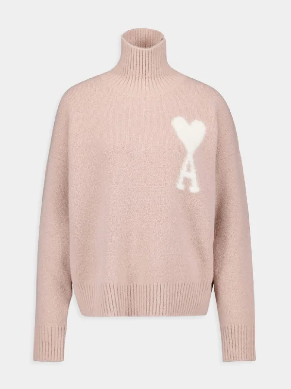 Ami de Coeur High Neck Alpaca Jumper