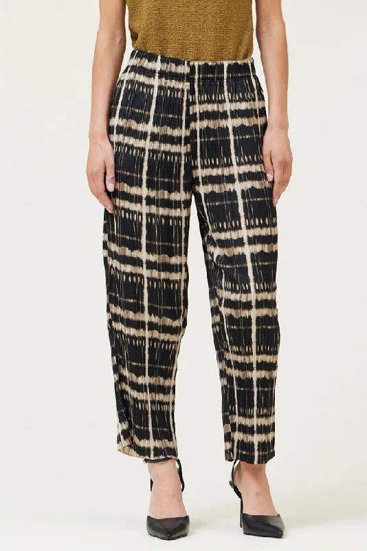 GRADE AND GATHER PLEATED PRINT PANTS, *RESTOCKED*