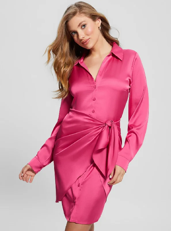 Eco Bright Pink Alya Dress