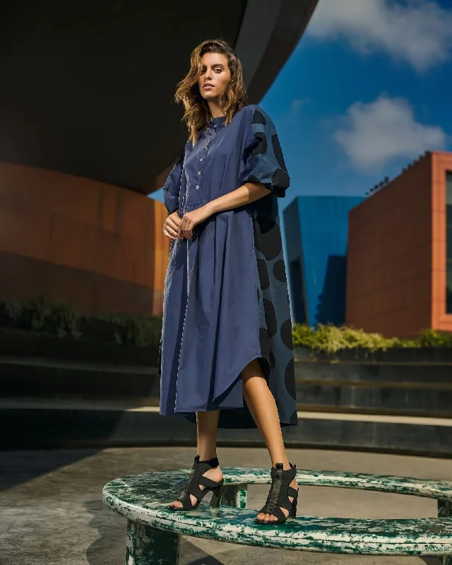 Urban Vista Caftan Dress, Navy