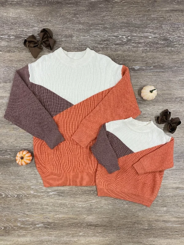 Mom and Me - Colors of Fall Pullover Sweater