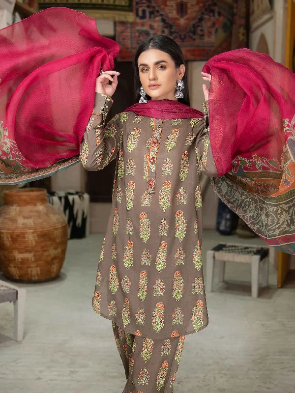 2 Piece Printed Lawn Suit