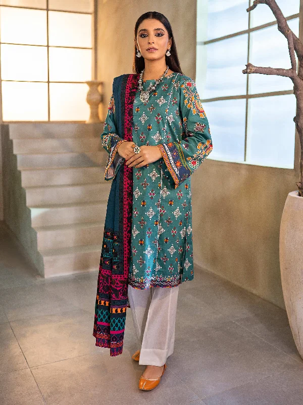 2 Piece Printed Khaddar Suit