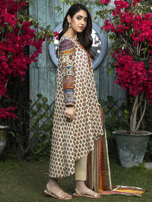 Printed Lawn 3Piece Suit