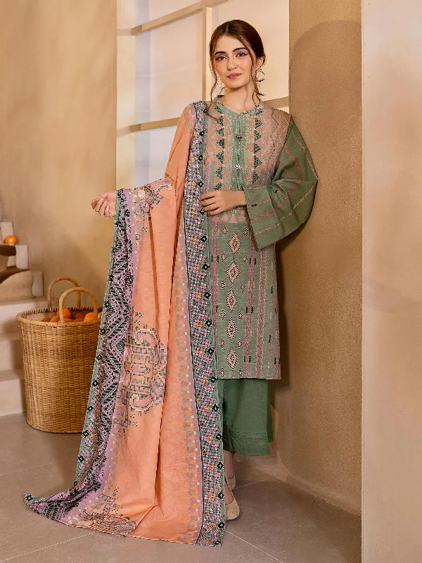 2 Piece Printed Khaddar Suit