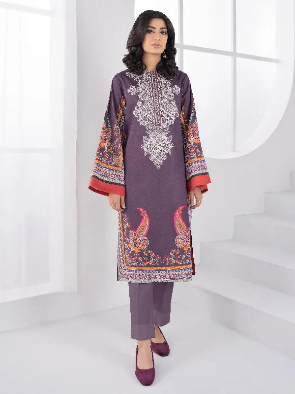 2 Piece Winter Cotton Suit-Printed (Unstitched)