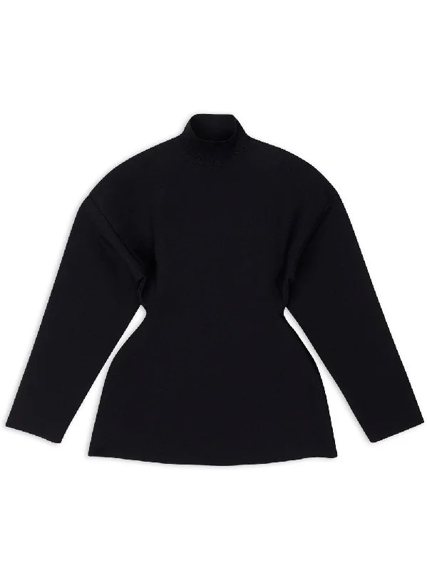 Hourglass turtleneck jumper