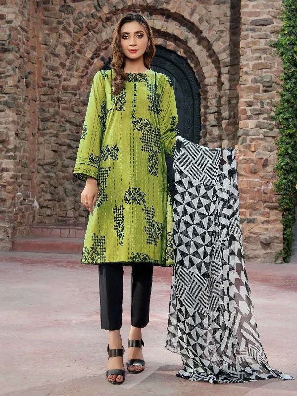 Printed Lawn 3 Piece Suit