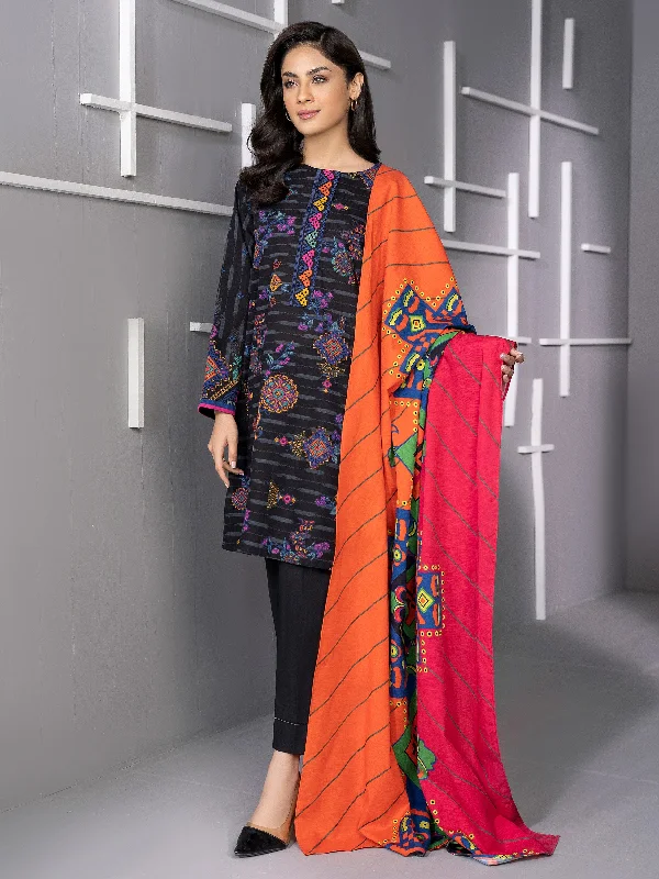 2 Piece Printed Khaddar Suit