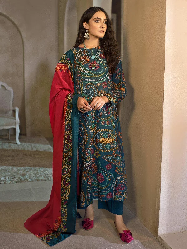 2 Piece Printed Khaddar Suit