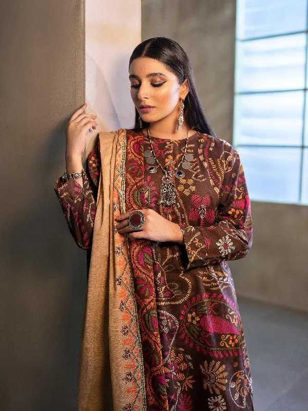 2 Piece Khaddar Suit-Printed (Unstitched)