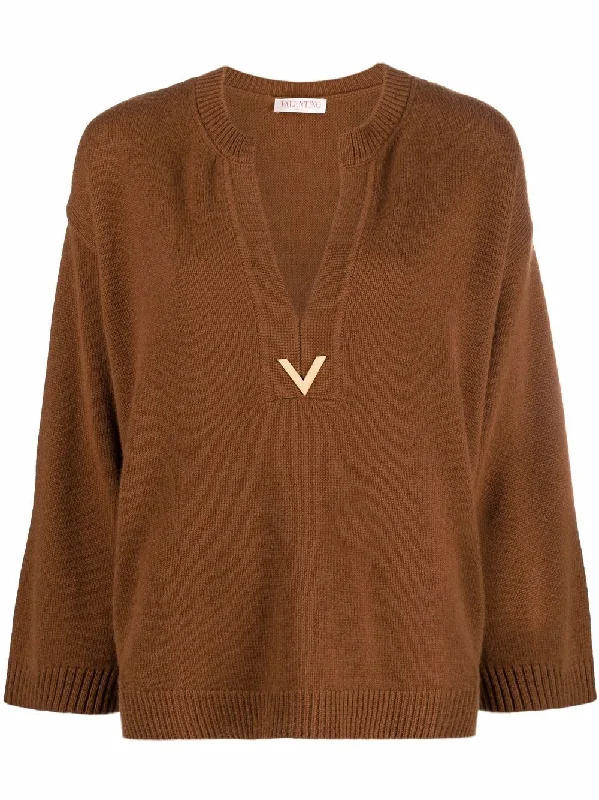 VLogo cashmere jumper