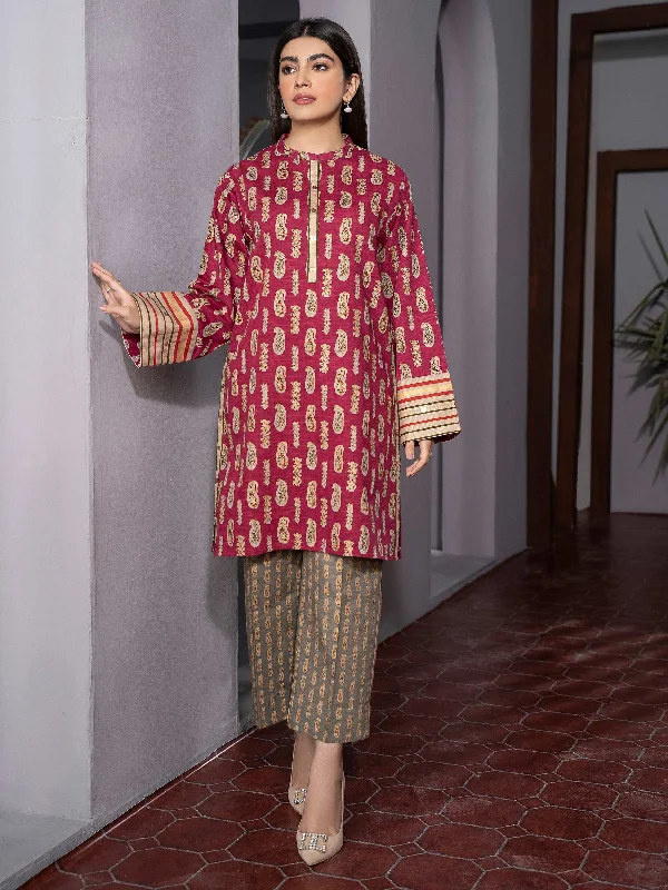 2 Piece Printed Khaddar Suit