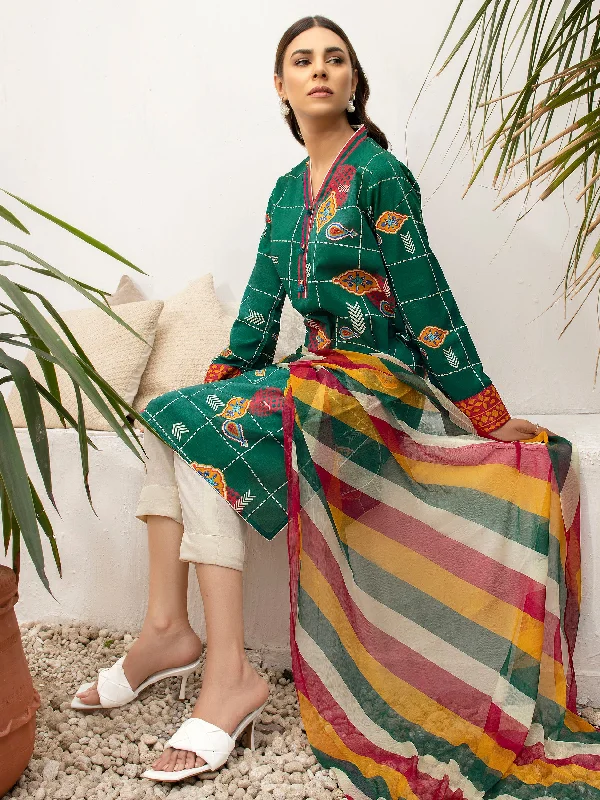 Printed Lawn 2 Piece Suit