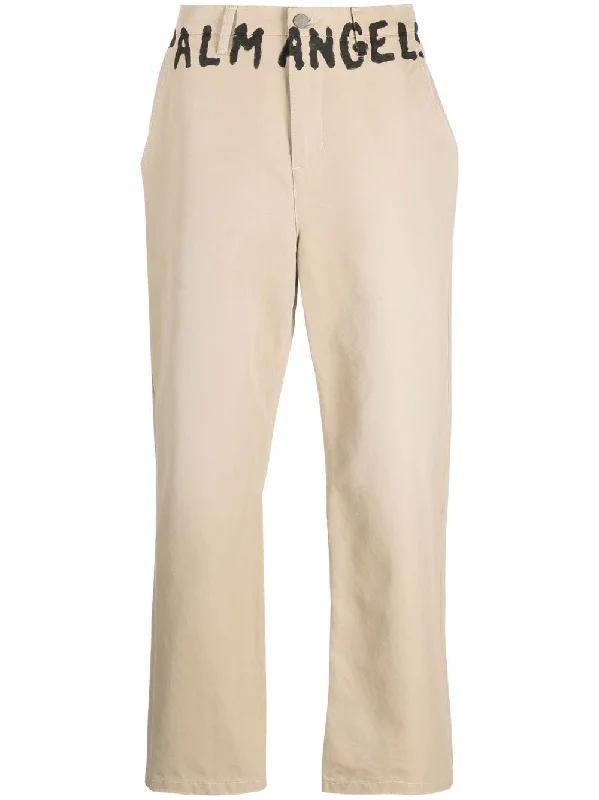 Cotton Blend Chino Trousers