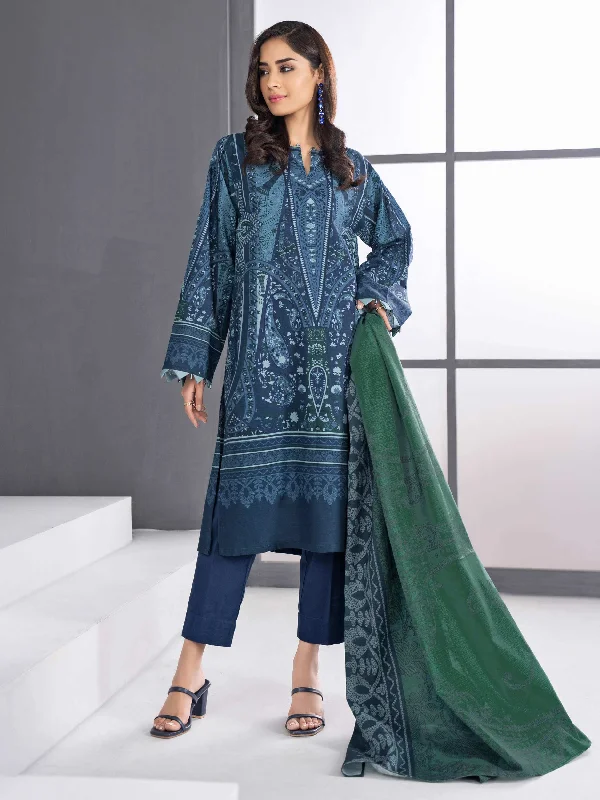 2 Piece Khaddar Suit-Printed (Unstitched)