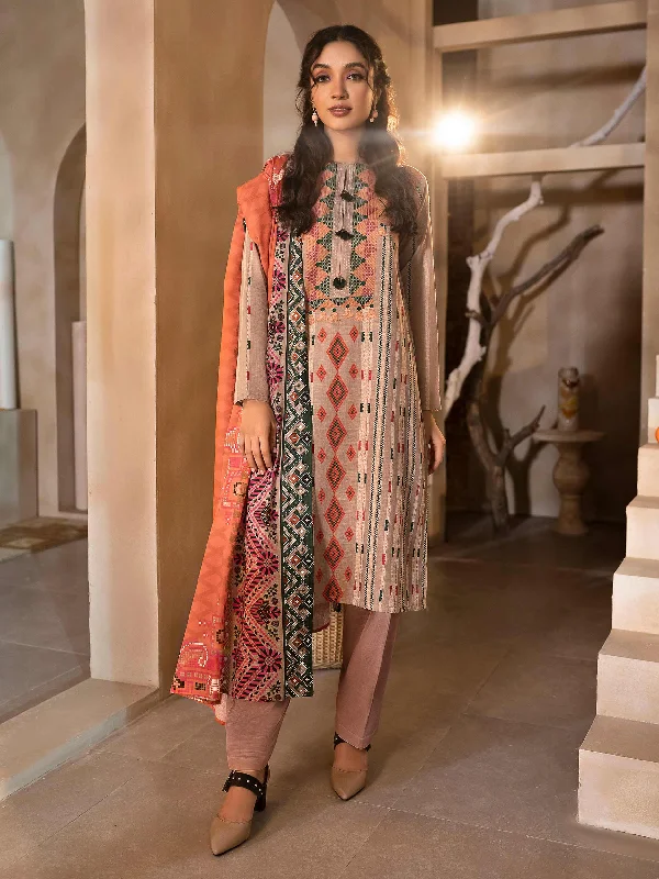 2 Piece Printed Khaddar Suit