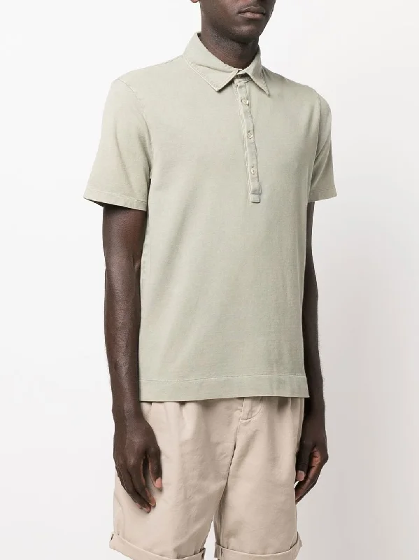 Classic Green Cotton Polo Shirt